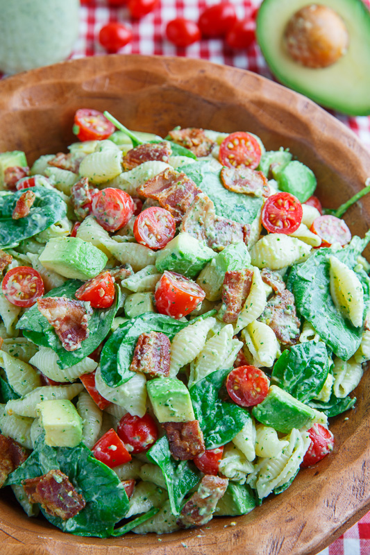 Avocado BLT Pasta Salad Avocado BLT Pasta Salad
