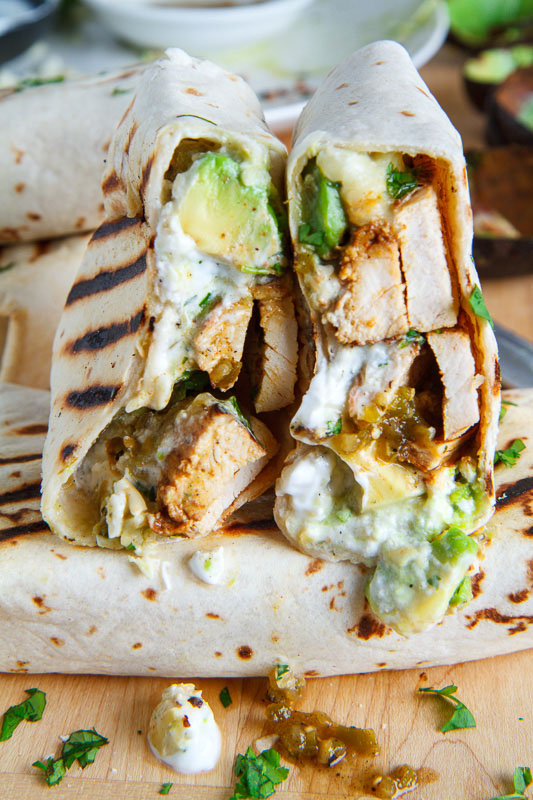 Chicken and Avocado Burritos Chicken and Avocado Burritos