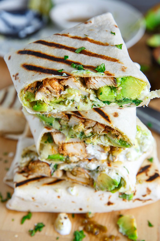 Chicken and Avocado Burritos Chicken and Avocado Burritos