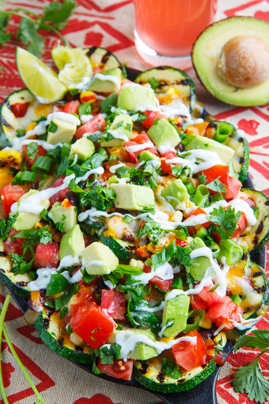 Grilled Zucchini Nachos Grilled Zucchini Nachos