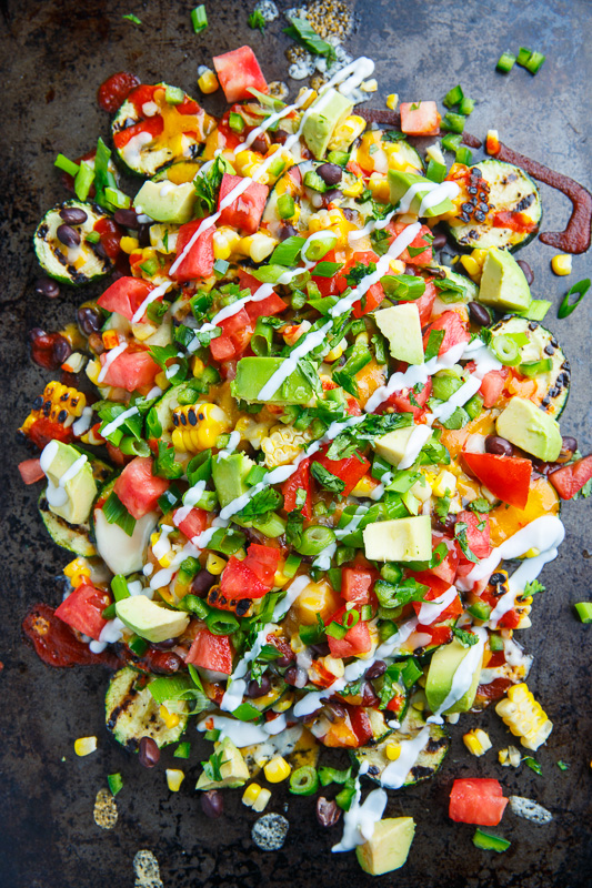 Grilled Zucchini Nachos Grilled Zucchini Nachos