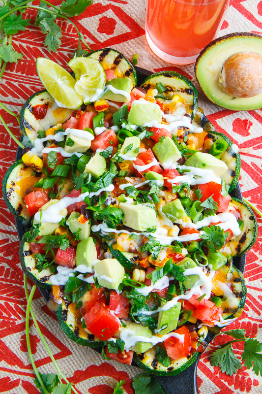 Grilled Zucchini Nachos Grilled Zucchini Nachos
