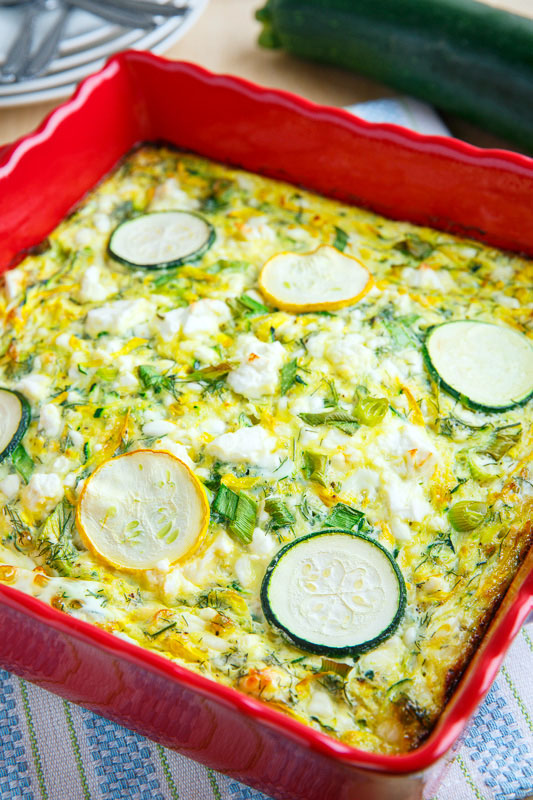 Zucchini and Feta Breakfast Casserole Zucchini and Feta Breakfast Casserole