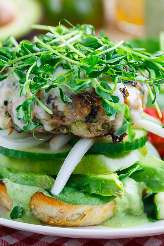Green Goddess Zucchini Turkey Burger Green Goddess Zucchini Turkey Burger