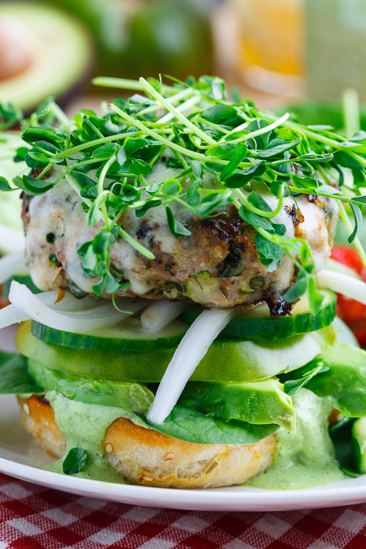 Green Goddess Zucchini Turkey Burger Green Goddess Zucchini Turkey Burger