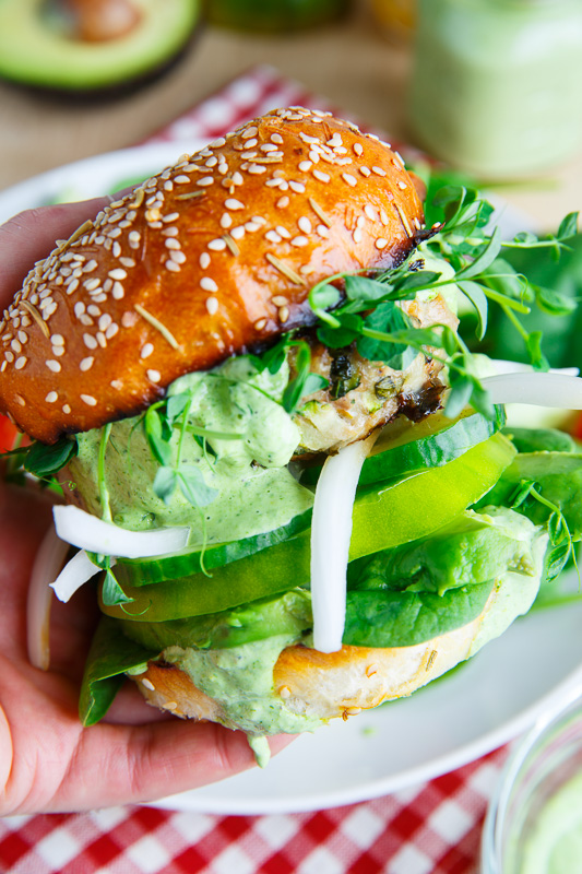 Green Goddess Zucchini Turkey Burger Green Goddess Zucchini Turkey Burger
