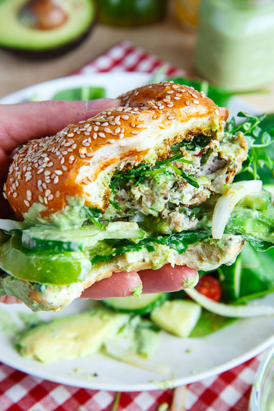 Green Goddess Zucchini Turkey Burger Green Goddess Zucchini Turkey Burger