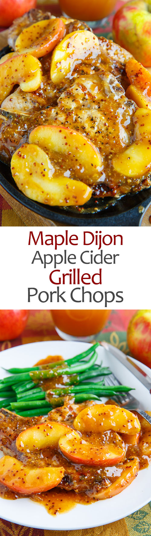 Maple Dijon Apple Cider Grilled Pork Chops Maple Dijon Apple Cider Grilled Pork Chops