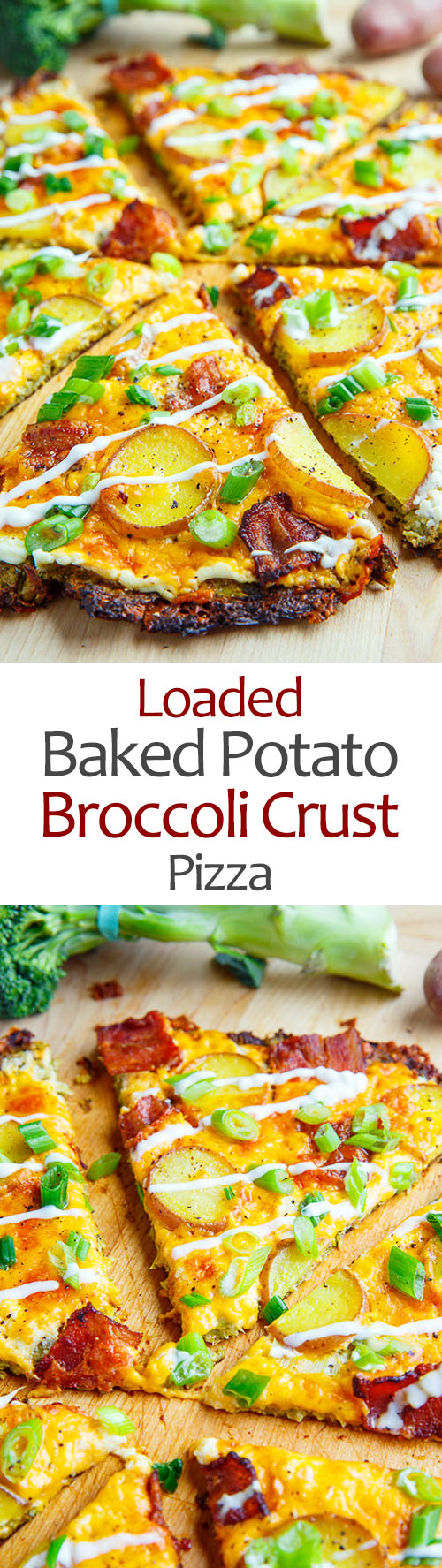 Loaded Baked Potato Broccoli Crust Pizza Loaded Baked Potato Broccoli Crust Pizza