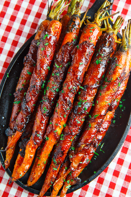 Maple Glazed Bacon Wrapped Roasted Carrots Maple Glazed Bacon Wrapped Roasted Carrots