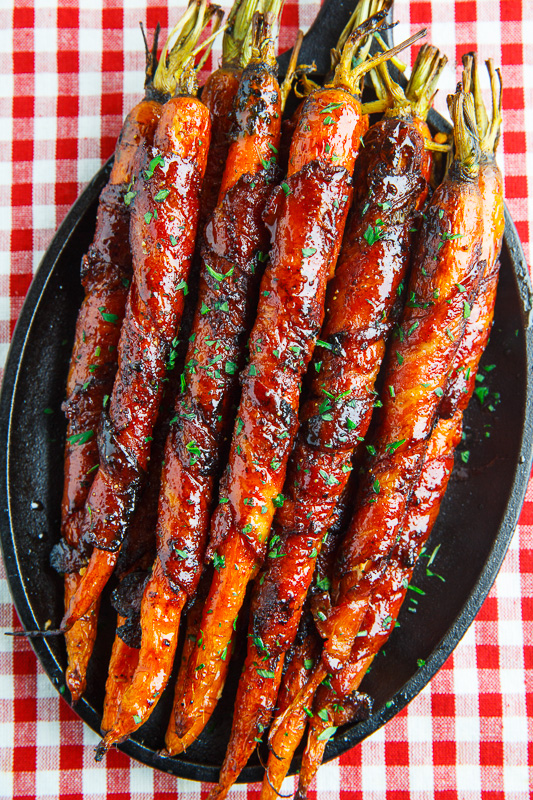 Maple Glazed Bacon Wrapped Roasted Carrots Maple Glazed Bacon Wrapped Roasted Carrots