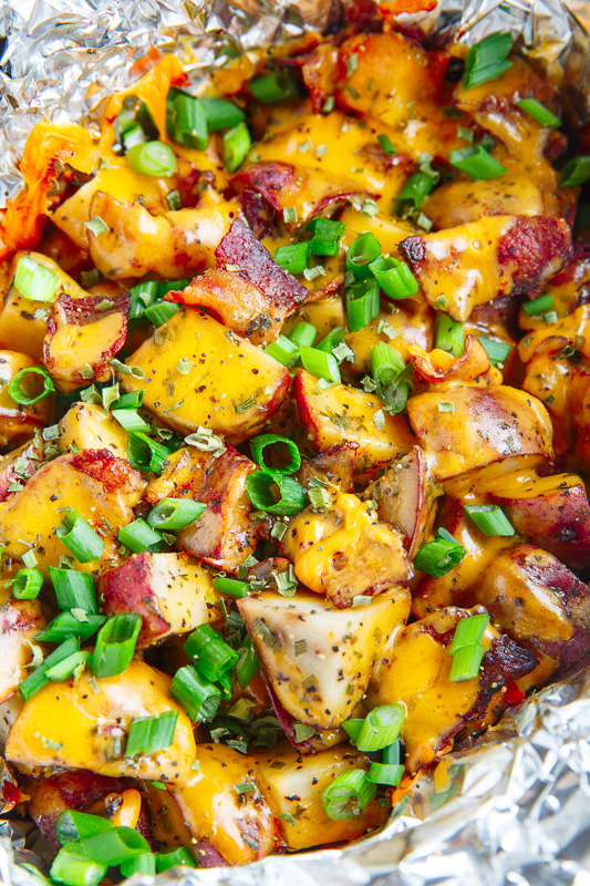 Cheesy Slow Cooker Bacon Ranch Potatoes Cheesy Slow Cooker Bacon Ranch Potatoes