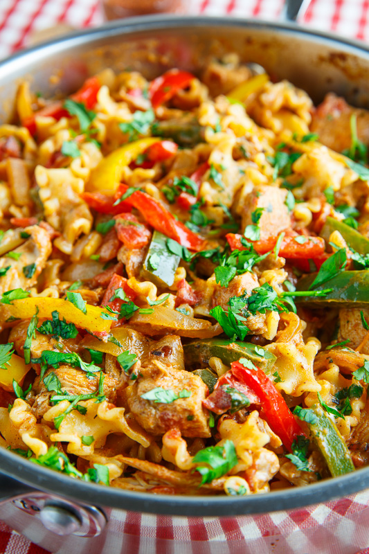 Chicken Fajita Pasta Chicken Fajita Pasta