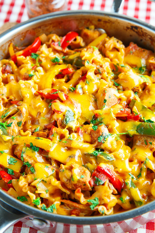 Chicken Fajita Pasta Chicken Fajita Pasta