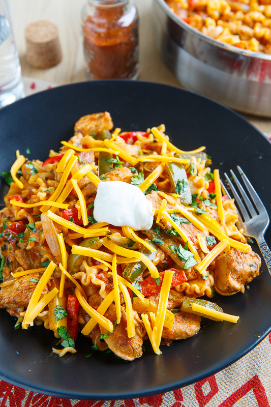 Chicken Fajita Pasta Chicken Fajita Pasta