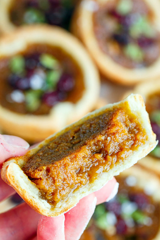 Pumpkin Butter Tarts with Pepitas and Cranberries Pumpkin Butter Tarts with Pepitas and Cranberries