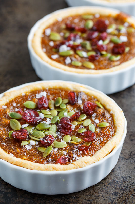 Pumpkin Butter Tarts with Pepitas and Cranberries Pumpkin Butter Tarts with Pepitas and Cranberries