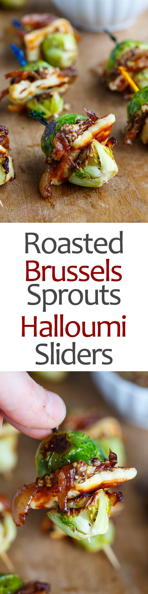 Roasted Brussels Sprouts and Halloumi Sliders Roasted Brussels Sprouts and Halloumi Sliders