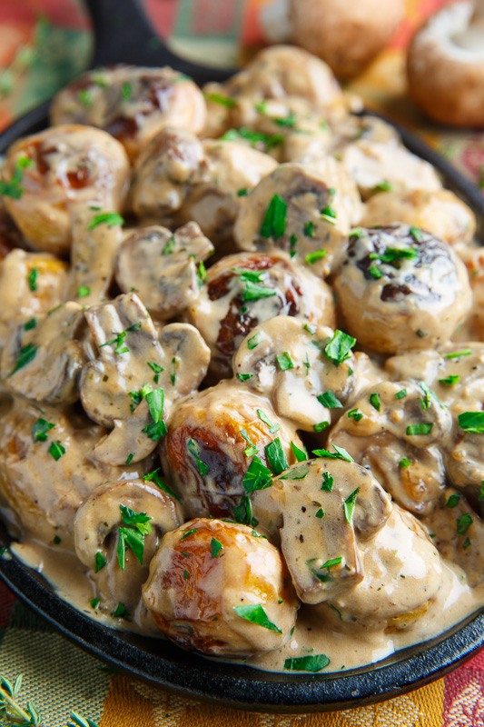Roasted Potatoes in Creamy Mushroom and Miso Sauce Roasted Potatoes in Creamy Mushroom and Miso Sauce