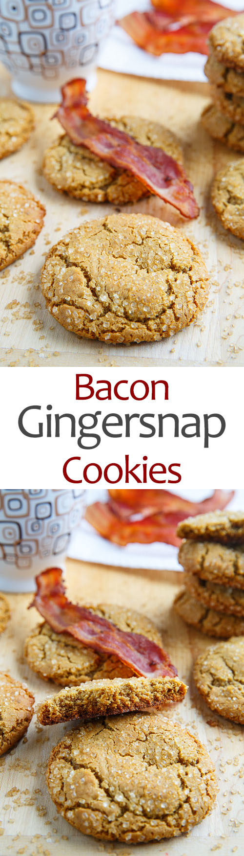 Bacon Gingersnap Cookies Bacon Gingersnap Cookies