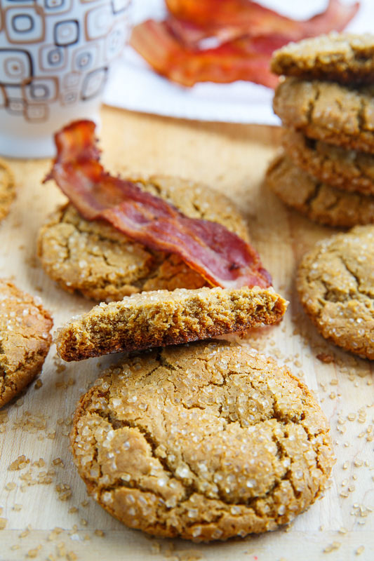 Bacon Gingersnap Cookies Bacon Gingersnap Cookies