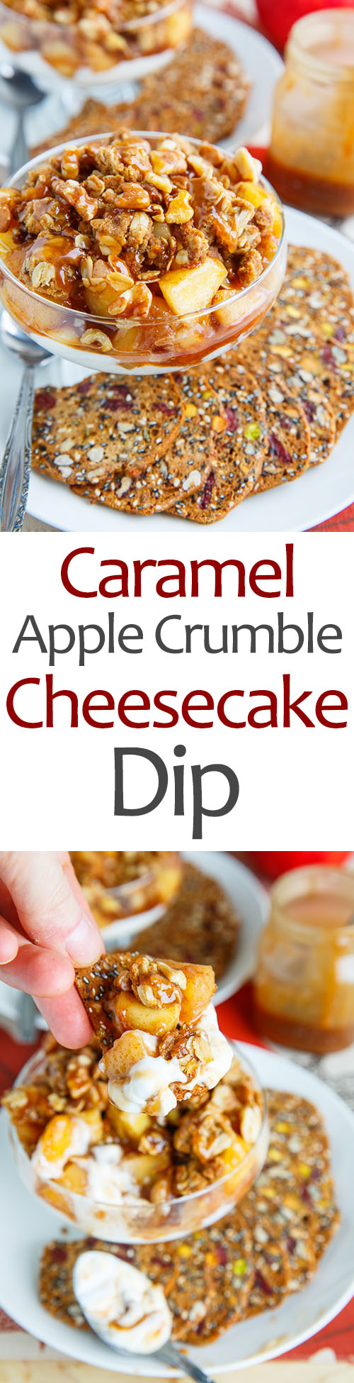 Caramel Apple Crumble Cheesecake Dip Caramel Apple Crumble Cheesecake Dip
