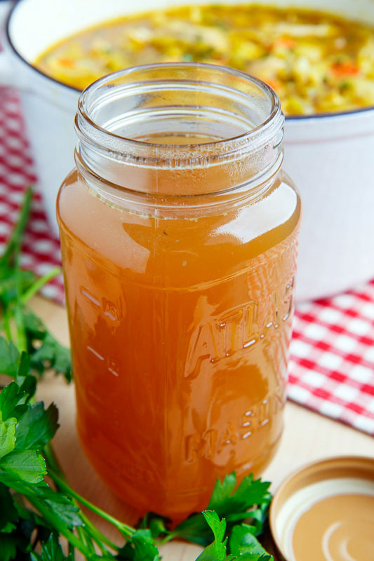 Easy Homemade Chicken Broth Easy Homemade Chicken Broth