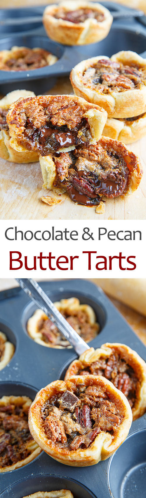 Chocolate and Pecan Butter Tarts Chocolate and Pecan Butter Tarts
