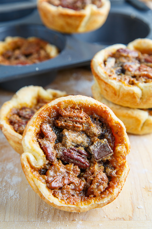 Chocolate and Pecan Butter Tarts
