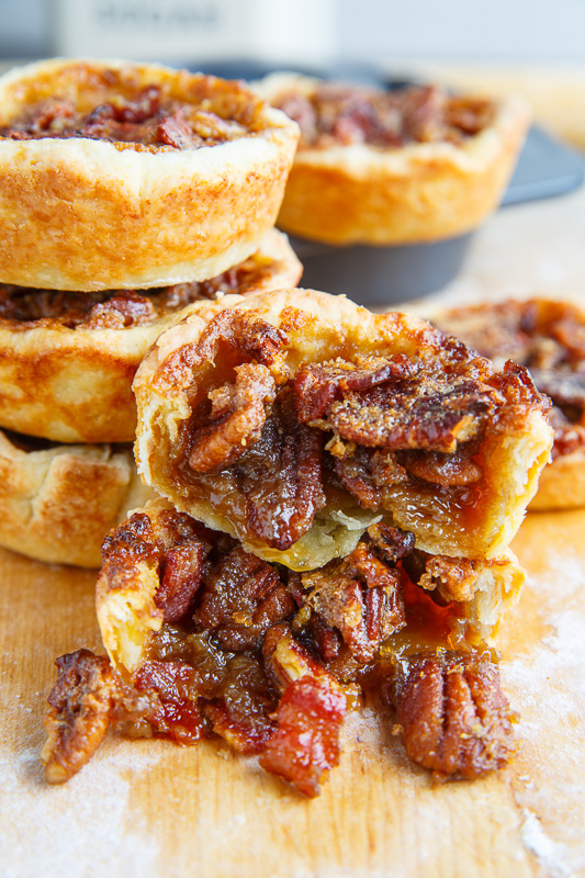 Maple Bourbon Bacon and Pecan Butter Tarts Maple Bourbon Bacon and Pecan Butter Tarts