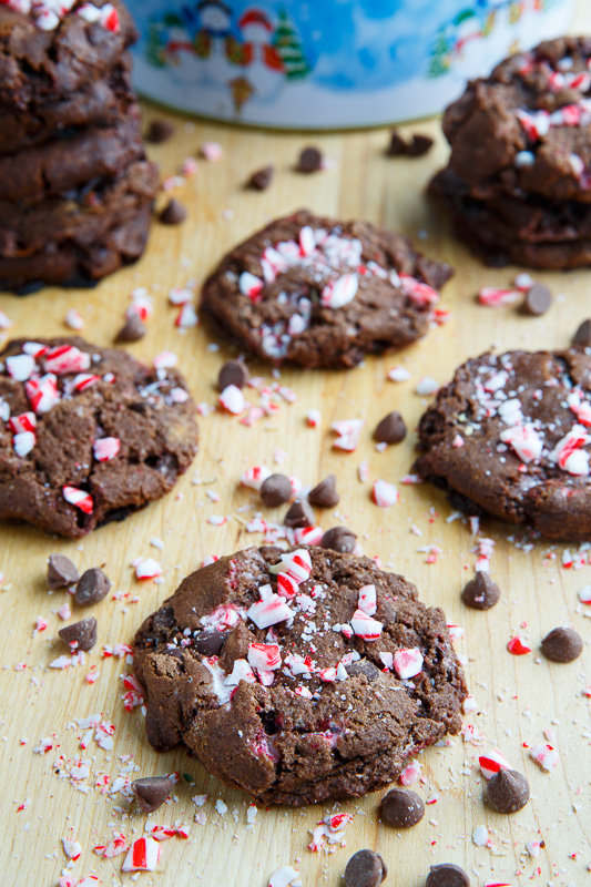 Peppermint Chocolate Chocolate Chip Cookies Peppermint Chocolate Chocolate Chip Cookies