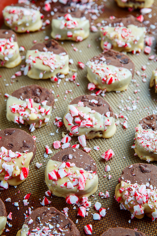 Peppermint Triple Chocolate Shortbread Peppermint Triple Chocolate Shortbread