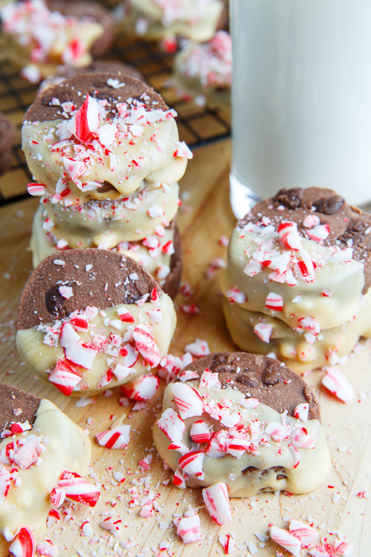 Peppermint Triple Chocolate Shortbread Peppermint Triple Chocolate Shortbread