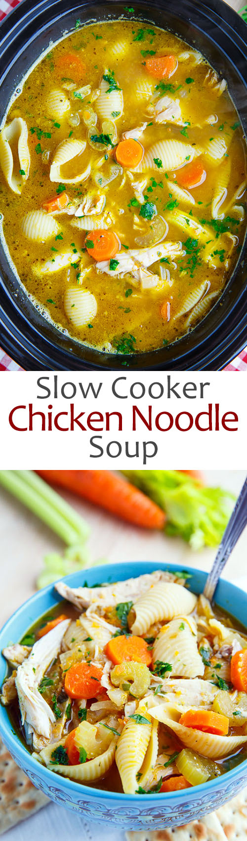 Slow Cooker Chicken Noodle Soup Slow Cooker Chicken Noodle Soup