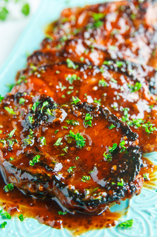 Balsamic Honey and Mustard Pork Chops Balsamic Honey and Mustard Pork Chops