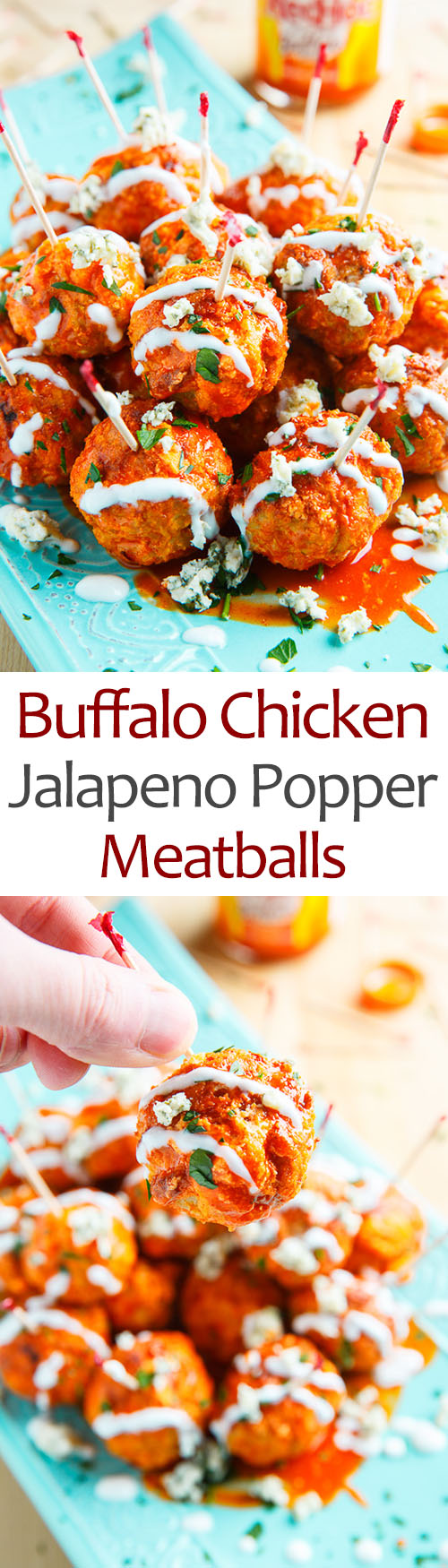 Jalapeno Popper Stuffed Buffalo Chicken Meatballs Jalapeno Popper Stuffed Buffalo Chicken Meatballs