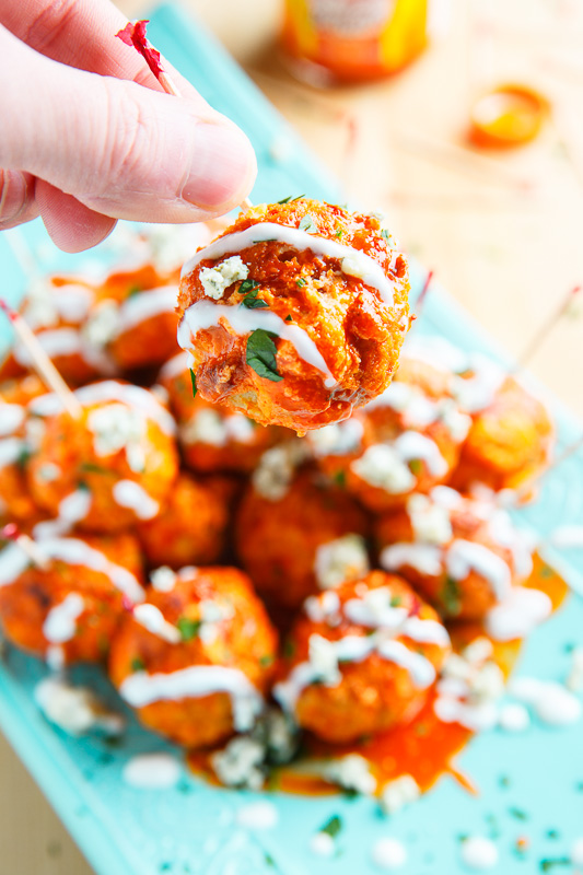 Jalapeno Popper Stuffed Buffalo Chicken Meatballs Jalapeno Popper Stuffed Buffalo Chicken Meatballs