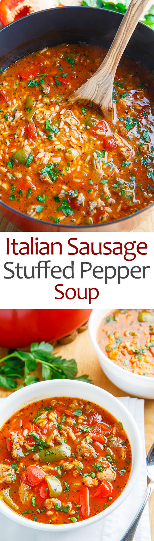 Italian Sausage Stuffed Pepper Soup Italian Sausage Stuffed Pepper Soup