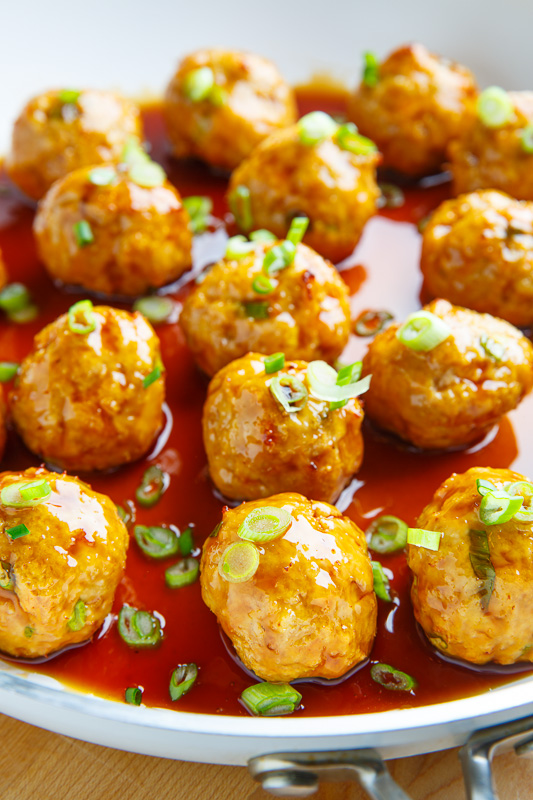 Sriracha Teriyaki Chicken Meatballs Sriracha Teriyaki Chicken Meatballs