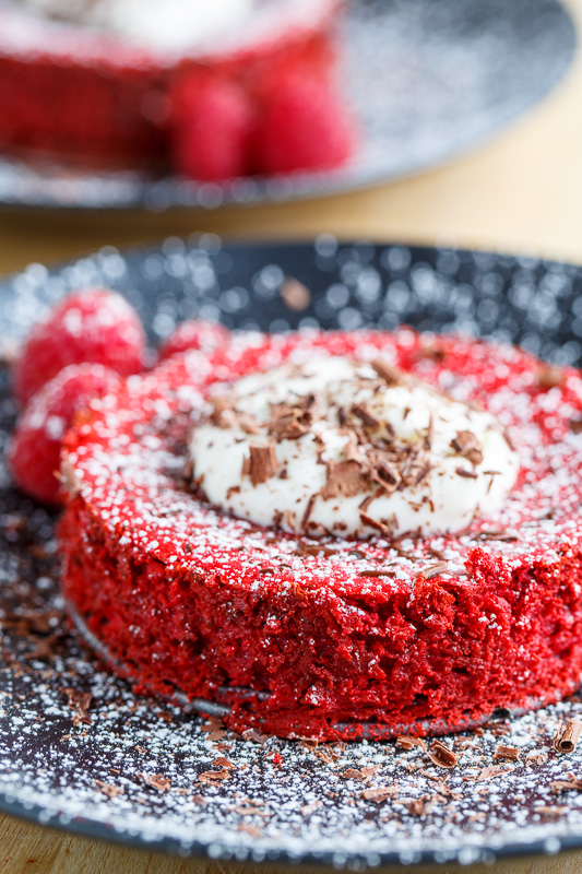 Chocolate Red Velvet Cheesecake for Two Chocolate Red Velvet Cheesecake for Two