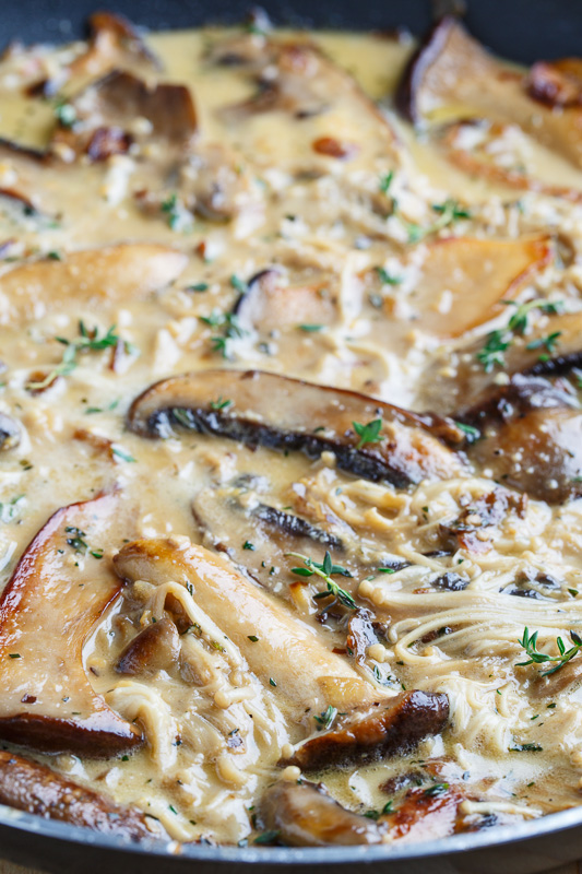 Creamy Brie Mushroom Sauce