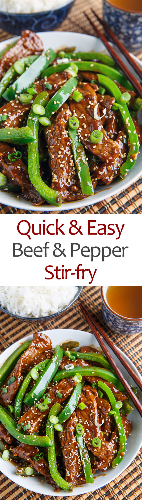 Quick and Easy Beef and Pepper Stir-fry Quick and Easy Beef and Pepper Stir-fry