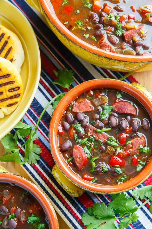 Venezuelan Black Bean and Chorizo Soup Venezuelan Black Bean and Chorizo Soup