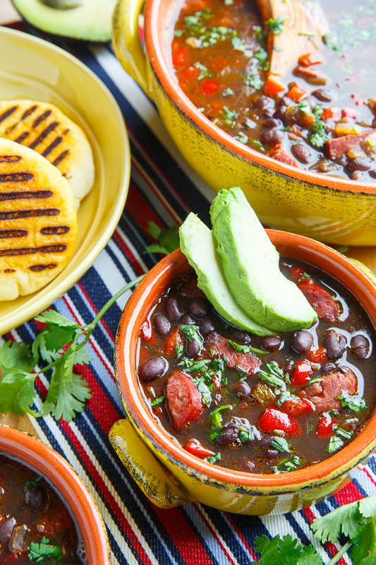 Venezuelan Black Bean and Chorizo Soup Venezuelan Black Bean and Chorizo Soup