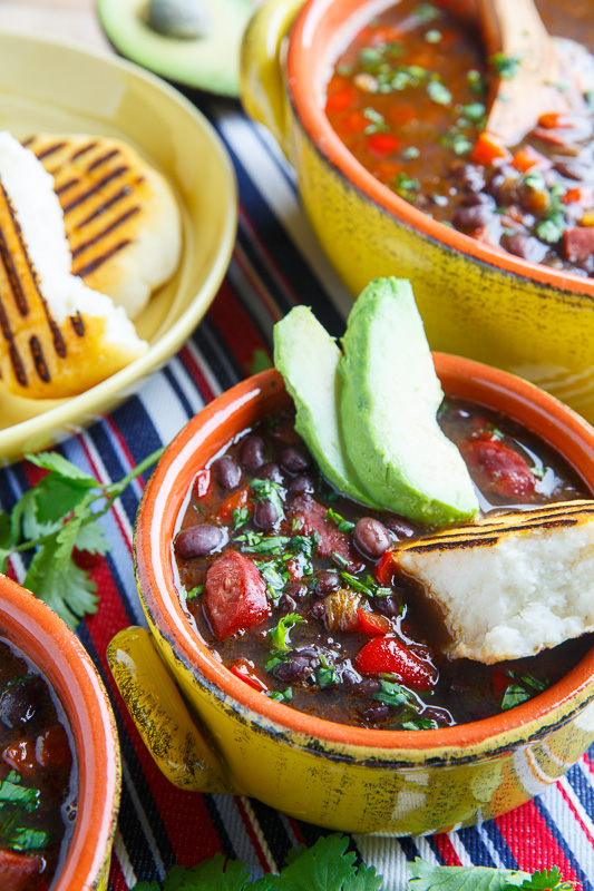 Venezuelan Black Bean and Chorizo Soup Venezuelan Black Bean and Chorizo Soup