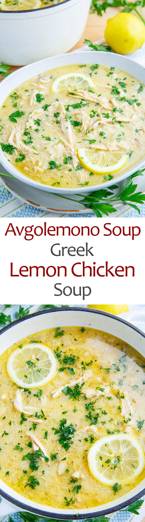 Avgolemono Soup (aka Greek Lemon Chicken Soup) Avgolemono Soup (aka Greek Lemon Chicken Soup)