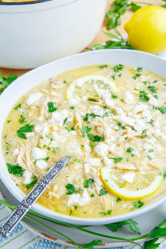 Avgolemono Soup (aka Greek Lemon Chicken Soup) Avgolemono Soup (aka Greek Lemon Chicken Soup)