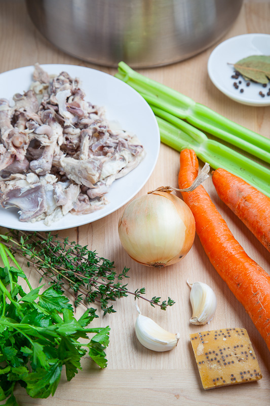 Easy Homemade Chicken Stock Easy Homemade Chicken Stock