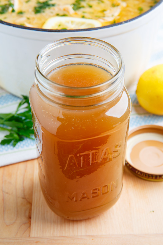 Easy Homemade Chicken Stock Easy Homemade Chicken Stock