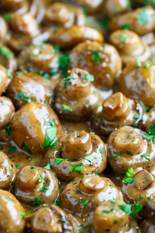 Creamy Garlic and Brie Mushrooms Creamy Garlic and Brie Mushrooms